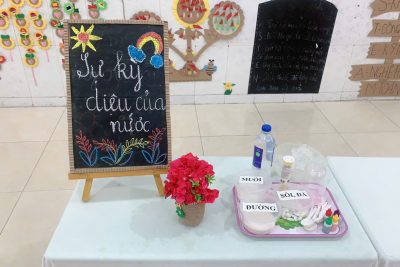 Hoạt động trải nghiệm: 'Sự kỳ diệu của nước'