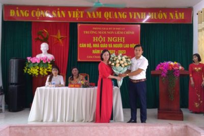 Trường mầm non Liêm Chính tổ chức Hội nghị cán bộ, nhà giáo, người lao …