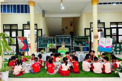HOẠT ĐỘNG ‘NGÀY HỘI ĐỌC SÁCH” CỦA BÉ