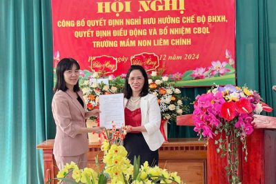 Hội nghi công bố Quyết định nghỉ hưu hưởng BHXH, Quyết định luân chuyển và …